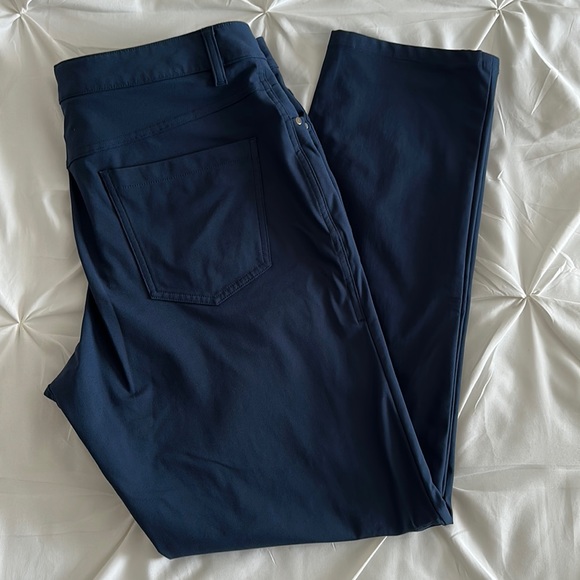 Lululemon ABC Classic-Fit 5 Pocket Warpstreme Men’s Pant 34W 32L - Picture 1 of 6